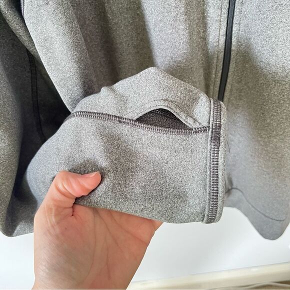 The North Face Heather Grey Canyonlands Full Zippered Hoodie Jacket - Picture 7 of 7